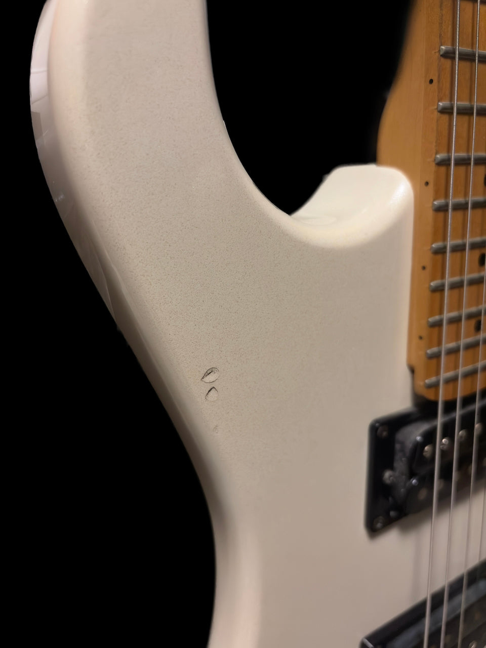 Kramer Pacer Classic Series electric guitar by CDS Guitars, showing the guitar's body, neck, and headstock in a detailed shot.