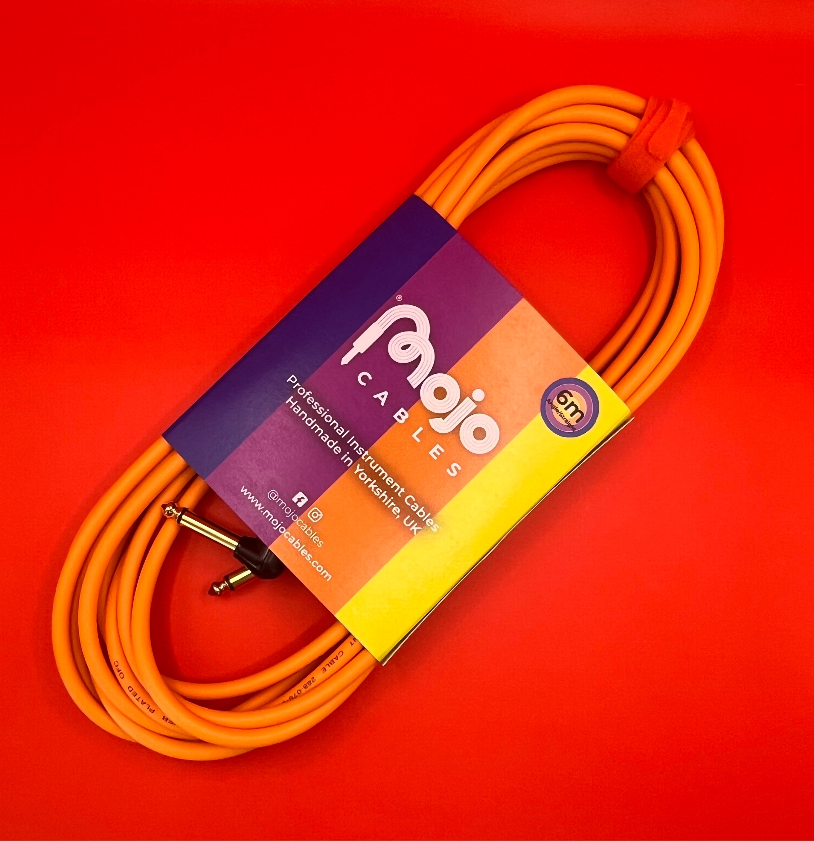 Mojo Cables - 6m Right Angle to Straight Mojo Cables